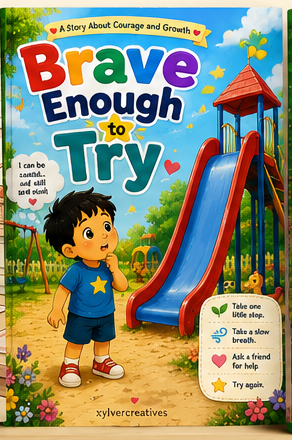 Brave Enough to Try — children's storybook cover