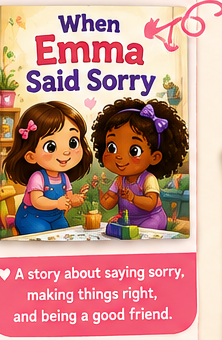 When Emma Said Sorry — free children's story cover