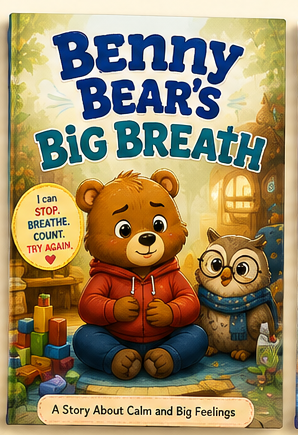 Benny Bear's Big Breath — children's storybook cover