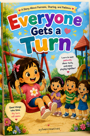 Everyone Gets a Turn — children's storybook cover