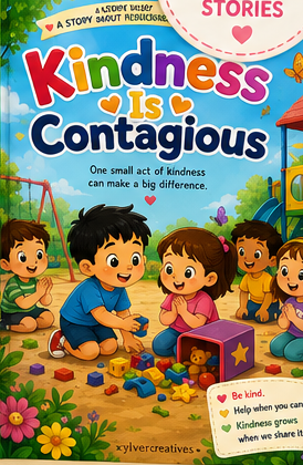 Kindness Is Contagious — children's storybook cover